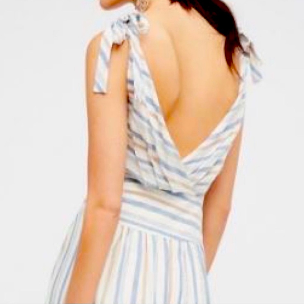 Unique Free People Linen Rare Dress 0 xs Like New ,no tags